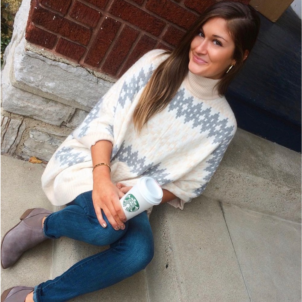 Cashmere Blend Poncho